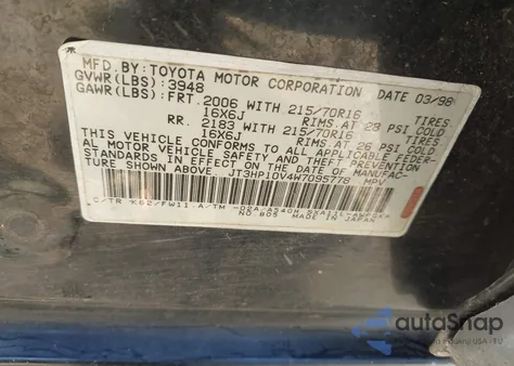 1998 Toyota Rav4 из США, поврежденный, VIN JT3HP10V4W7095778